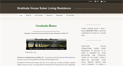 Desktop Screenshot of gratitudehouses.com